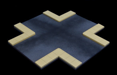 4 Way Crossing, 2 Lane Road - 15MROAD002