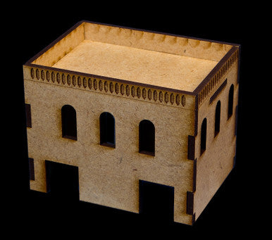 Middle East Two Story Building (MDF) - 15MMDF020