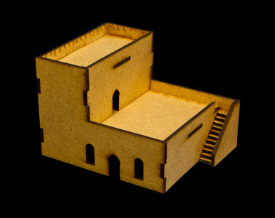 Middle East Two Story Building (MDF) - 15MMDF049