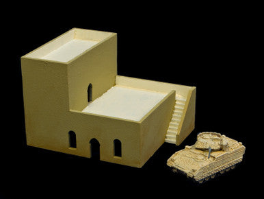 Middle East Two Story Building with Removable Roof - 20MMDF049-R