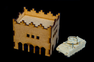 Middle East Two Story Building - 28MMDF016