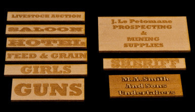 Old West Signs - 28MWEST100