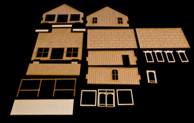 Old West One Story Building - 28MWEST005