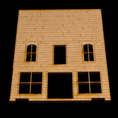 Old West Two Story with balcony and upstaris door - 28MWEST009