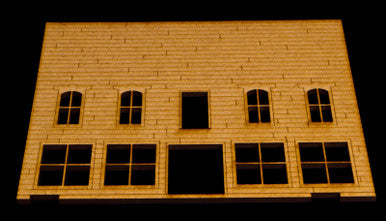 Old West Two Story with balcony and upstaris door - 28MWEST012