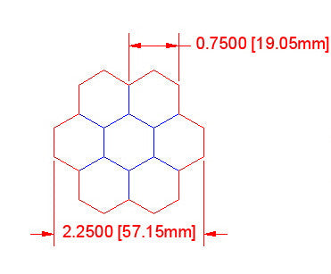 Hex Bases, "Circle of 7" - (.75")