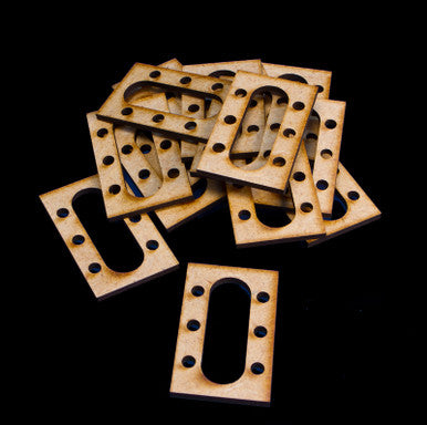 Wide Outside Wall Supports (40 Pcs) - SPACE025