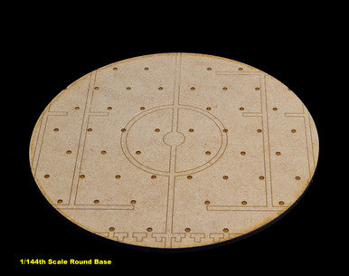 Aircraft / Helicopter Display Bases, 1/144th Scale Round Base