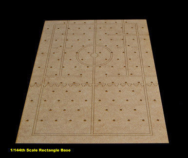 Aircraft / Helicopter Display Bases,1/144th Scale Rectangle Base
