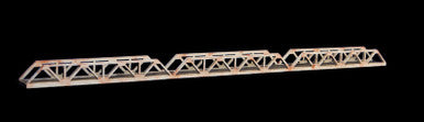 Truss Bridge, Triple Span, 1 Lane  (Acrylic) - 285ROAD039-1