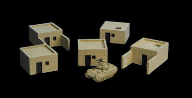 Afghan Style Hovels (Resin) - 285MEV057