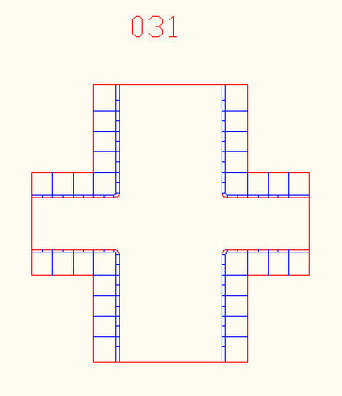 4 Way Crossing, Single Lane - 10MROAD031