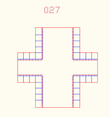 4 Way Crossing, Single Lane and 2 Lane - 10MROAD027