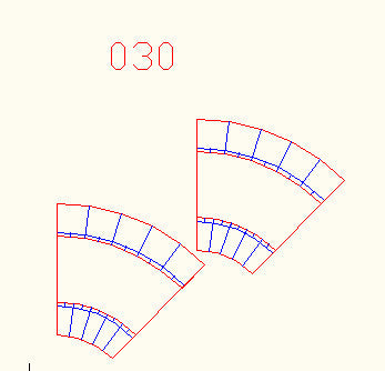 45 Degree Curve, Single Lane, 2 Pieces - 10MROAD030