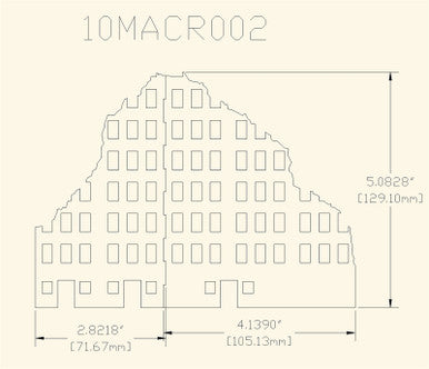 Ruined City Building (Wood) - 10MMDF002