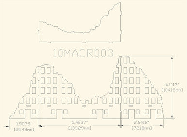 Ruined City Building (Wood) - 10MMDF003
