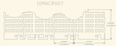 Ruined City Building (Acrylic) - 10MACR007