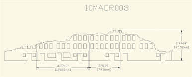 Ruined City Building (Acrylic) - 10MACR008
