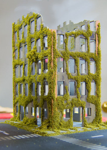 Ruined City Building (Acrylic) - 10MACR005
