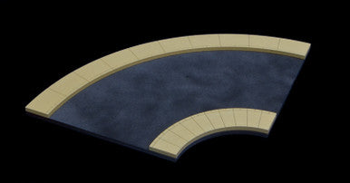 90 Degree Curve, 2 Lane Road - 28MROAD004