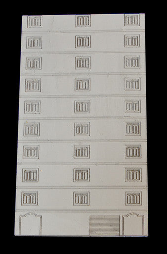 Laser Engraved Back Panel for "The Colletti Hotel" (Acrylic) - 285MEV012BACK