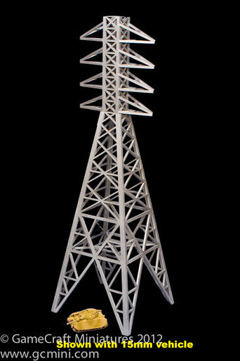 Power Transmission Tower, AKA Electricity Plyon (15mm & 20mm) (MDF) - 15MMDF123