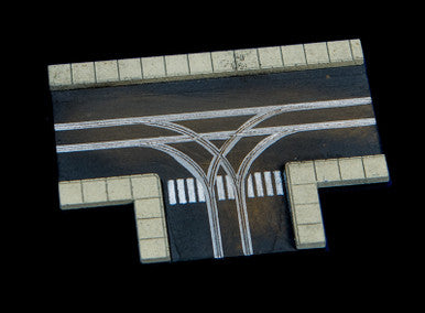 3 Way Intersection, 2 Lane Road - 285ROAD066