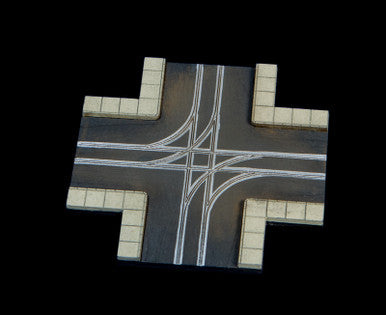 4 Way Crossing, 2 LaneRoad - 285ROAD064