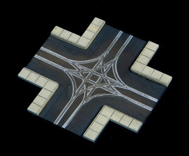 4 Way Crossing, 2 LaneRoad - 285ROAD065