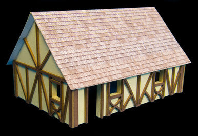 One Story Medium Half Timber House - 10MMDF300