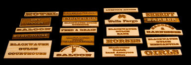 Old West Signs, Blackwater Gulch - 28MWEST100-1