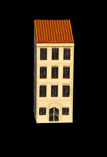 4 Story Building with Red Tile Roof - 285ITM015