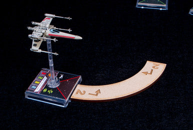 Star Wars X-Wing Maneuver Templates