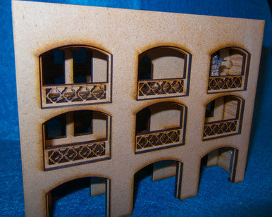 15mm Middle East Three Story Building (MDF) - 15MMDF151