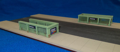 17" Straight Section, 2 Lane Road with Subway Entrances - 28MROAD010