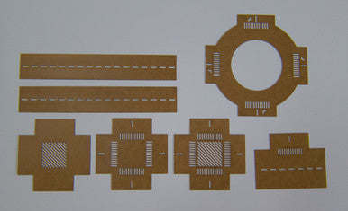 Road Marking Stencil Set - 10mm (N Scale)
