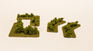 Hedge Row Corners (4 pcs) - 285HEDG03