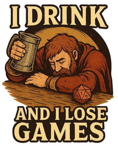 I Drink And I Lose Games Drinkware