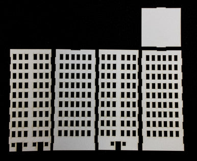10mm City Building (Matboard) - 10MCSS007