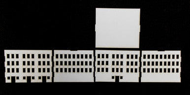 10mm City Building (Matboard) - 10MCSS009