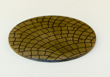 60mm (2.35") Bolt Action Large Bases (European Fan) - 1/16" Clear Acrylic