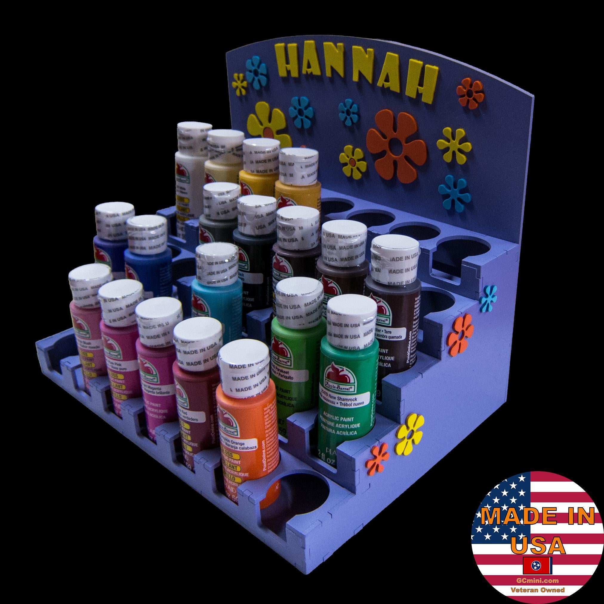 Paint Rack - 36mm Polly Scale / Tamiya 10ml and Larger Craft Paints ...