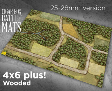 Battle Mat - Wooded (28mm Version)