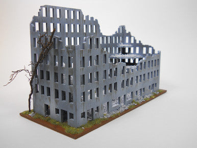 Ruined City Building (MDF) - 10MMDF006