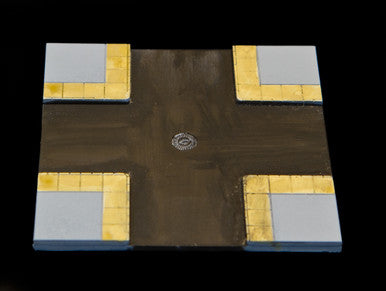 4 Way Crossing Intersection Tile - 10MTILE004