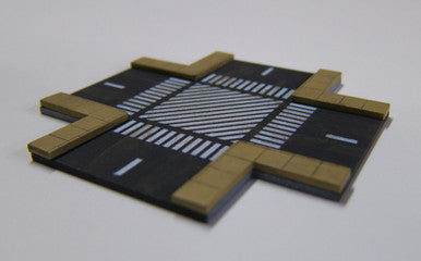 4 Way Crossing, 2 Lane Road - 10MROAD002