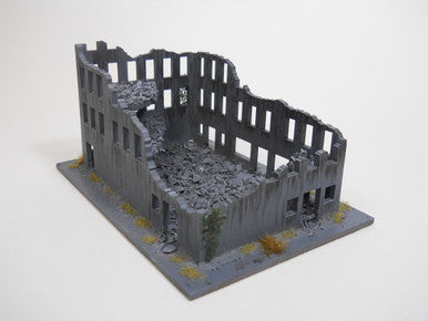Ruined City Building (Wood) - 10MMDF008