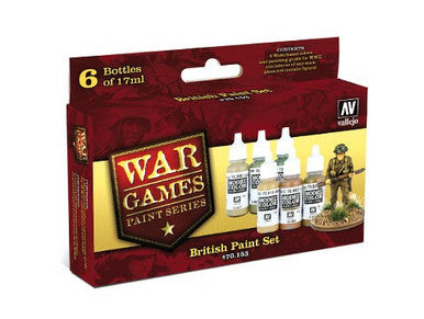 Model Color Set: British Paint Set (6)