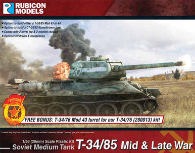 Rubicon Models T-34/85 Mid & Late War
