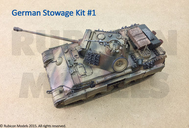 German Stowage Set 1 (1:56th scale / 28mm)